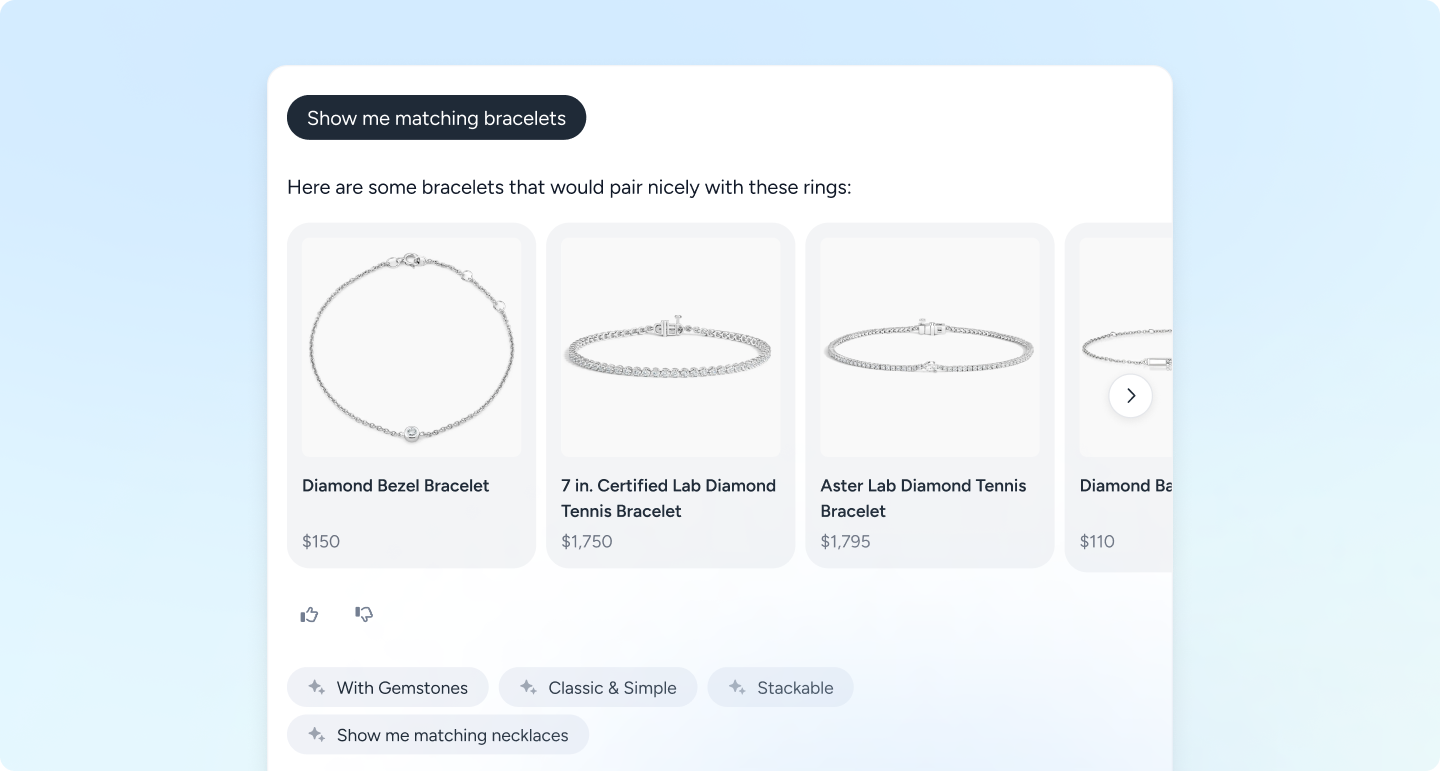 JEWELRY PIECE WITH VISUAL MATCHING RECOMMENDING